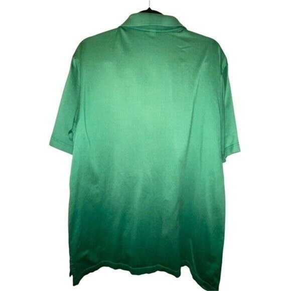Peter Millar Polo Shirt Dark Green Golf Short Sleeve Men's Size Large Collared - Picture 2 of 2